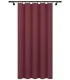 Zasłona zaciemniająca na taśmie marszczącej - Blackout Royal Marsala, kolor burgund