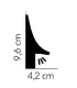 Podłogowa listwa oświetleniowa QL007 200 x 9.3 x 4.2 cm Mardom