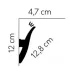 Dekoracyjna listwa oświetleniowa na sufit QL009 200 x 12 x 4.7 cm Mardom
