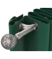 Metalowy karnisz Satyna 19 mm Wall Blackout Efekt Kula Modern