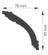 Dekoracyjna listwa sufitowa CD70A 200x7x7 cm DSM