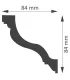 Dekoracyjna listwa sufitowa CD85M 200x8,4x8,4 cm DSM