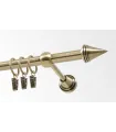 Karnisz metalowy antyk Ø 16 mm - Stizok inner