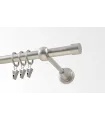 Karnisz metalowy Nikiel satynowy Ø 16 mm - Pullo