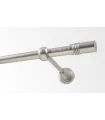 Metalowy karnisz Nikiel satynowy Ø 16 mm - Cylinder