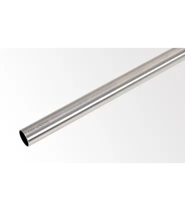 Drążek 160 cm Ø16 mm Efekt stali nierdzewnej