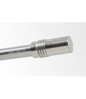 Zakończenie Cylinder Efekt stali nierdzewnej Ø16 mm szt. Końcówka Cylinder Efekt stali nierdzewnej Ø16 mm szt.