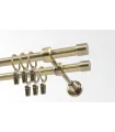 Metalowy karnisz antyk Ø 16 mm - Pullo