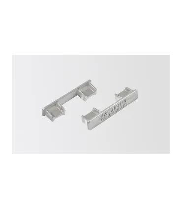Końcówka do srebrnej szyny 2szt