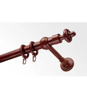 Karnisz Ø28mm mahoń