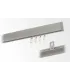 Karnisz pojedynczy profil aluminiowy KW INOX
