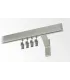 Karnisz pojedynczy profil aluminiowy KW INOX