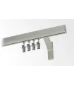 Karnisz pojedynczy profil aluminiowy KW INOX