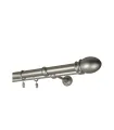 Metalowy karnisz Nikiel satynowy Ø 25/19 mm - Beluno