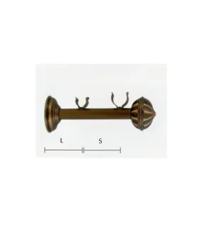 Classic wspornik podwójny dekoracyjny śr.30/20mm