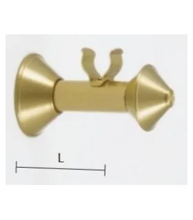 Art Deco wspornik pojedynczy gładki śr.20mm