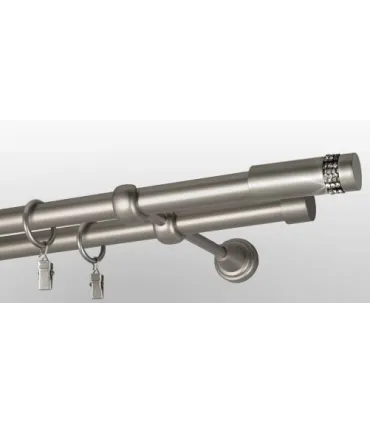 nikiel satynowy Ø 19 mm cylinder crystal