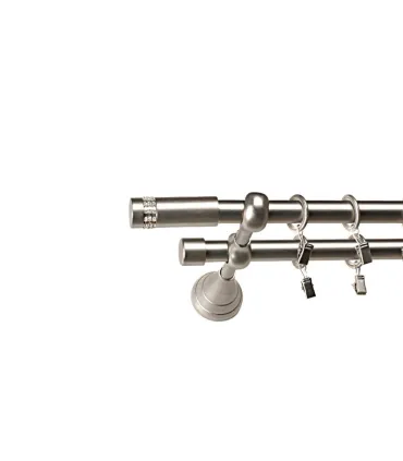nikiel satynowy Ø 19 mm cylinder crystal