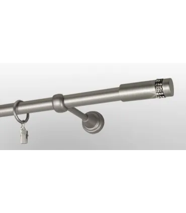 nikiel satynowy Ø 19 mm cylinder crystal