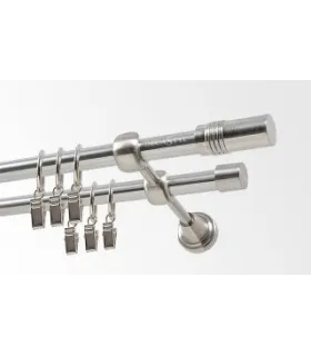 Efekt stali nierdzewnej Ø 19 mm Cylinder