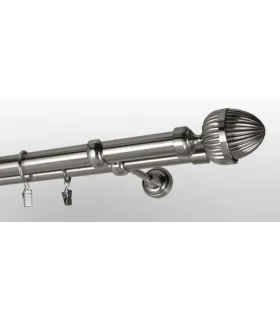 Efekt stali nierdzewnej Ø 19 mm Odeon