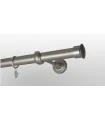 Metalowy karnisz Nikiel satynowy Ø 19 mm - Duo