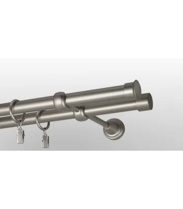 Nikiel satynowy Ø 19 mm Duo