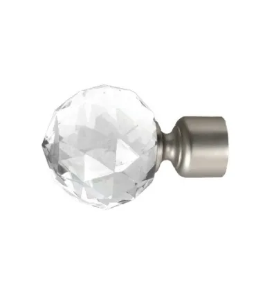 Końcówka Crystal Kula nikiel satynowy Ø25 mm sztuka