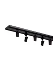 Sufitowy aluminiowy podwójny komplet SP (Deep Black) czarny