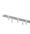 Sufitowy aluminiowy podwójny komplet MD biały