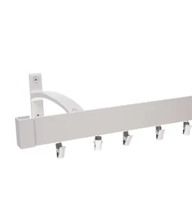 Karnisz Modern pojedynczy inox