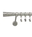 Metalowy karnisz Nikiel satynowy Ø 19 mm - Trapezium
