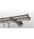 Nikiel satynowy Ø 19mm końcówka - Duo