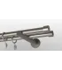Satin nickel Ø 19mm koncovka - Pullo