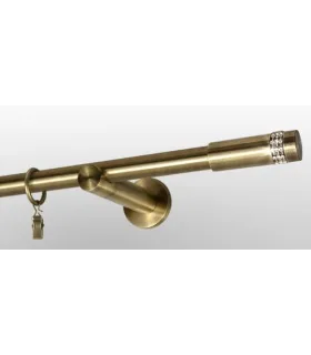 Antyk Ø 19mm- Cylinder crystal Wspornik pojedynczy simple