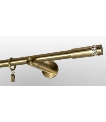 Antyk Ø 19mm- Cylinder crystal Wspornik pojedynczy simple