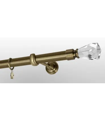 Antyk Ø 25 mm - końcówka Crystal Cone drążek ryflowany