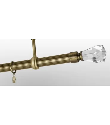 Antyk Ø 25 mm - końcówka Crystal Cone drążek ryflowany