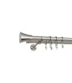 Efekt stali nierdzewnej Ø 25/19 mm - Koloseo gładki