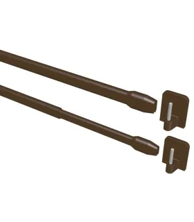 Karnisz do zazdrostek Mini brązowy Ø11 mm ( 2szt.)