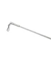 Drążek zasłonowy metalowy biały 75cm