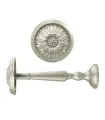 Rozeta (knob) metalowa satyna 1szt.