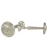 Rozeta (knob) metalowa satyna