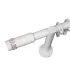Pojedyncze 19mm białe błyszczące zakończenie Cylinder crystal