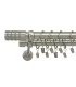 Nikiel satynowy Ø 25/19 mm - Cylinder crystal
