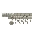 Nikiel satynowy Ø 25/19 mm - Cylinder crystal