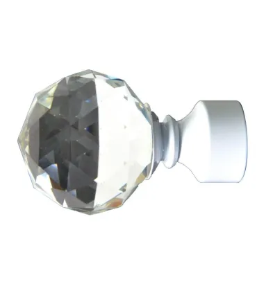 Końcówka biała Crystal kula