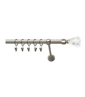 Nikiel satynowy Ø 19 mm - Crystal Cone
