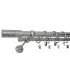 Efekt stali nierdzewnej Ø 25/19 mm - Cylinder gładki