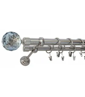 Efekt stali nierdzewnej Ø 25/19 mm - Crystal kula